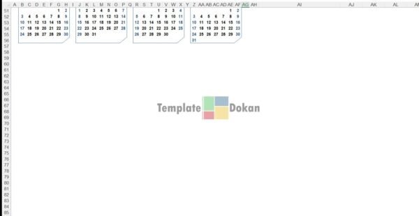 Yearly Photo Calendar Chamfer Theme